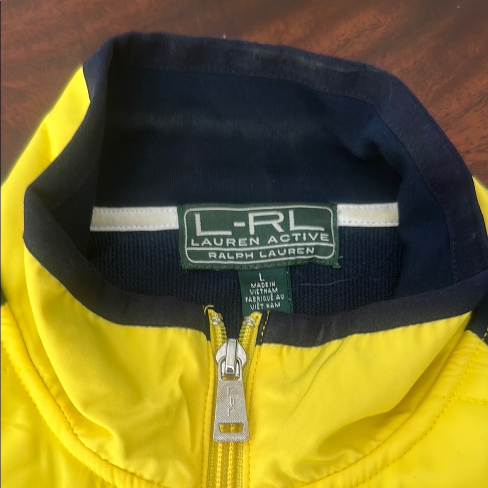 Ralph Lauren Active Yellow and Blue Vest size L - Picture 2 of 4